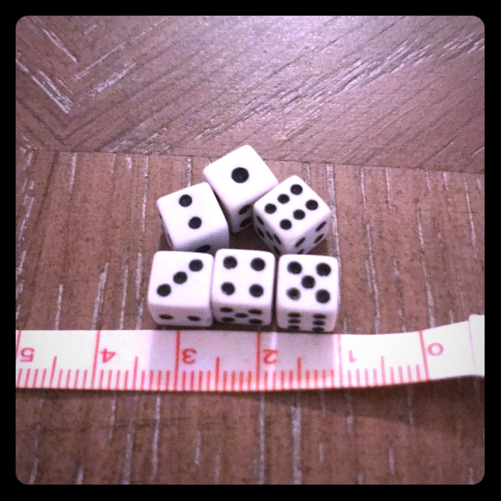 Dice Set - Miniature Counters